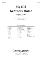 My Old Kentucky Home: Conductor Score