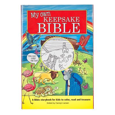My Own Keepsake Bible: A Kids Bible Storybook to Color - Various