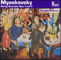 Myaskovsky: String Quartets No.1 and No.4 - Grigori Lutski (violin); Josif Levinson (cello); Taneyev Quartet; Vissarion Solovyev (viola); Vladimir Ovcharek (violin)