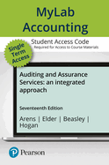 Mylab Accounting with Pearson Etext -- Access Card -- For Auditing and Assurance Services