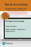 Mylab Accounting with Pearson Etext -- Combo Access Card -- For Horngren's Accounting