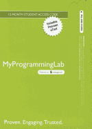 Mylab Programming with Pearson Etext -- Access Card -- For Introduction to Programming with C++