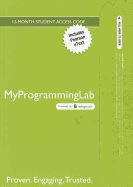 Myprogramminglab with Pearson Etext -- Access Card -- For Absolute C++