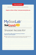 Mystatlab -- Standalone Access Card