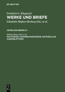 Nachtrge, Stammbucheintrge, Eintrge auf Albumblttern