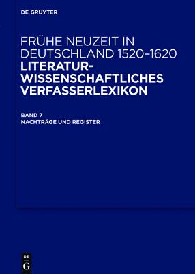 Nachtr?ge, Corrigenda Und Register - K?hlmann, Wilhelm (Editor)