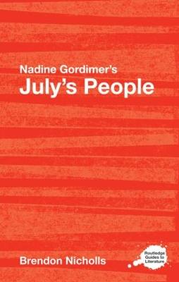 Nadine Gordimer's July's People - Nicholls, Brendon