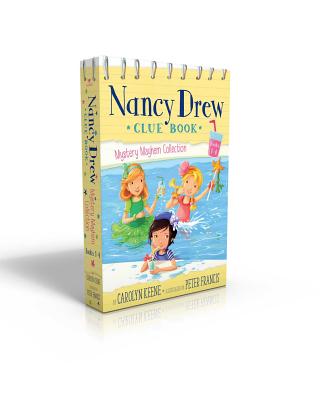 Nancy Drew Clue Book Mystery Mayhem Collection Books 1-4 (Boxed Set): Pool Party Puzzler; Last Lemonade Standing; A Star Witness; Big Top Flop - Keene, Carolyn