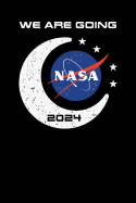 NASA We Are Going 2024: Officially Licensed Artemis Moon To Mars Meatball Logo Notebook Journal Diary Logbook