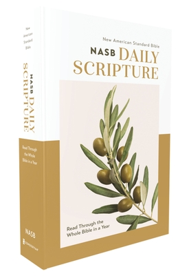 Nasb, Daily Scripture, Paperback, White/Olive, 1995 Text, Comfort Print: 365 Days to Read Through the Whole Bible in a Year - Zondervan