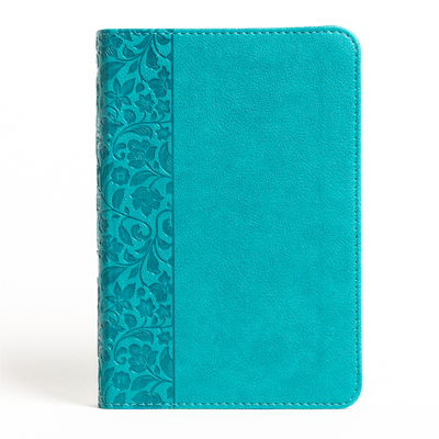 NASB Large Print Compact Reference Bible, Teal Leathertouch - Holman Bible Publishers
