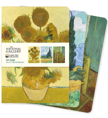 National Gallery: Van Gogh Set of 3 MIDI Notebooks - Flame Tree Studio (Creator)