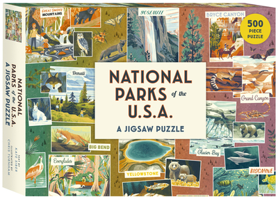 National Parks of the USA a Jigsaw Puzzle: 500 Piece Puzzle - Siber, Kate