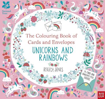 National Trust: The Colouring Book of Cards and Envelopes - Unicorns and Rainbows - 