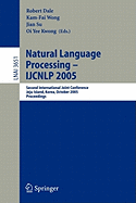 Natural Language Processing - Ijcnlp 2005: Second International Joint Conference, Jeju Island, Korea, October 11-13, 2005, Proceedings