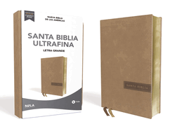 Nbla, Santa Biblia, Ultrafina, Letra Grande, Leathersoft, Beige, Palabras de Jess En Rojo