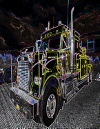 Neon Truck Notebook 200 Pages 8.5x11 Wide Rule