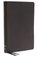 Net Bible, Thinline Large Print, Leathersoft, Black, Comfort Print: Holy Bible