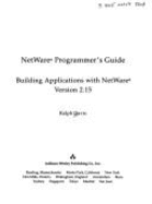 NetWare Programmer's Guide: Building Applications with NetWare Version 2.15