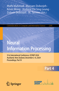 Neural Information Processing: 31st International Conference, ICONIP 2024, Auckland, New Zealand, December 2-6, 2024, Proceedings, Part IV