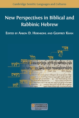 New Perspectives in Biblical and Rabbinic Hebrew - Hornkohl, Aaron D (Editor), and Khan, Geoffrey (Editor)