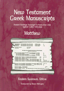 New Testament Greek Manuscripts: Matthew