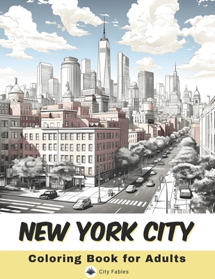 New York City Coloring Book for Adults: 40 Pages of NYC landmarks - Griffin, Charlotte