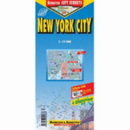 New York City Streets Laminated Map - Berndtson & Berndtson