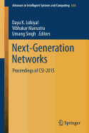 Next-Generation Networks: Proceedings of Csi-2015