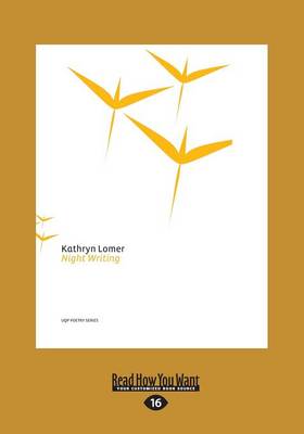 Night Writing - Lomer, Kathryn