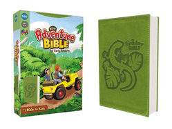 NIrV, Adventure Bible for Early Readers, Leathersoft, Green, Full Color