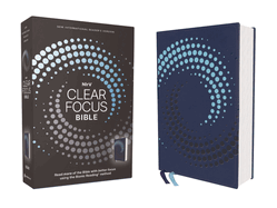 Nirv, Clear Focus Bible, Leathersoft, Navy: Read More of the Bible with Better Focus