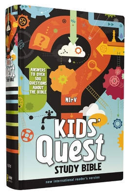 NIrV, Kids' Quest Study Bible, Hardcover: Answers to over 500 Questions about the Bible - 