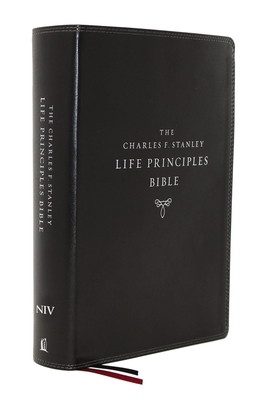 Niv, Charles F. Stanley Life Principles Bible, 2nd Edition, Leathersoft, Black, Thumb Indexed, Comfort Print: Holy Bible, New International Version - Stanley, Charles F (Editor), and Thomas Nelson