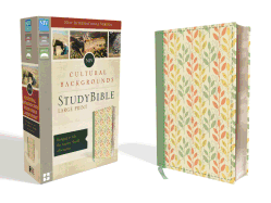 NIV, Cultural Backgrounds Study Bible, Large Print, Imitation Leather, Green, Red Letter Edition: Bringing to Life the Ancient World of Scripture