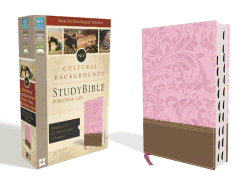 NIV, Cultural Backgrounds Study Bible, Personal Size, Imitation Leather, Pink/Brown, Red Letter Edition: Bringing to Life the Ancient World of Scripture
