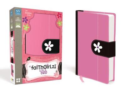 NIV, Faithgirlz! Bible: Revised Edition, Leathersoft, Pink/Black - Rue, Nancy N. (Contributions by)