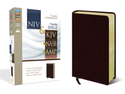 NIV, KJV, NASB, Amplified, Classic Comparative Parallel Bible, Bonded Leather, Burgundy: NIV and   KJV and   NASB and   Amplified