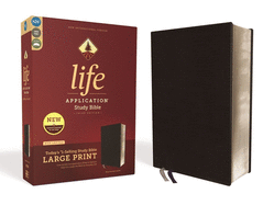 Niv, Life Application Study Bible, Third Edition, Large Print, Bonded Leather, Burgundy, Indexed, Red Letter Edition