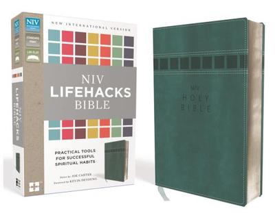 NIV, Lifehacks Bible, Imitation Leather: Practical Tools for Successful Spiritual Habits - Carter, Joe (Editor)