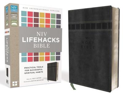 NIV, Lifehacks Bible, Imitation Leather: Practical Tools for Successful Spiritual Habits - Carter, Joe (Editor)