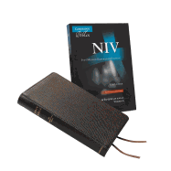 NIV Pitt Minion Reference Bible, Brown Goatskin Leather, Red-letter Text, NI446:XR - 