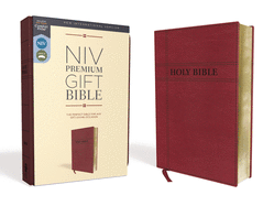 NIV, Premium Gift Bible, Leathersoft, Burgundy, Red Letter, Comfort Print: The Perfect Bible for Any Gift-Giving Occasion