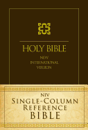 NIV, Single-Column Reference Bible, Hardcover
