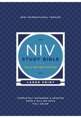 NIV Study Bible, Fully Revised Edition, Large Print, Hardcover, Red Letter, Comfort Print - Barker, Kenneth L (Editor), and Strauss, Mark L (Editor), and Brown, Jeannine K (Editor)