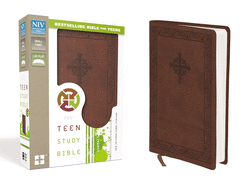 NIV, Teen Study Bible, Compact, Leathersoft, Brown