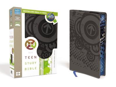 NIV, Teen Study Bible, Leathersoft, Gray, Printed Page Edges - Richards, Lawrence O. (General editor), and Richards, Sue W. (General editor)