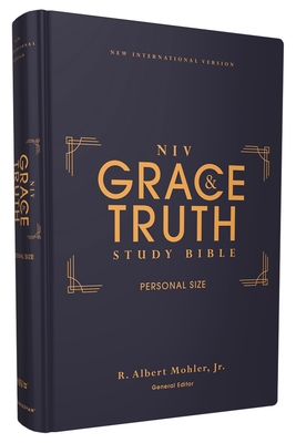 Niv, the Grace and Truth Study Bible (Trustworthy and Practical Insights), Personal Size, Hardcover, Red Letter, Comfort Print - Mohler Jr, R Albert (Editor), and Zondervan