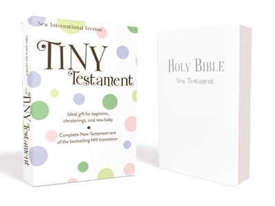 NIV, Tiny Testament Bible: New Testament, Leathersoft, White - Zonderkidz