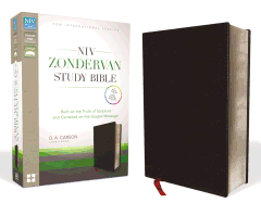 NIV Zondervan Study Bible, Bonded Leather, Black: Built on the Truth of Scripture and Centered on the Gospel Message